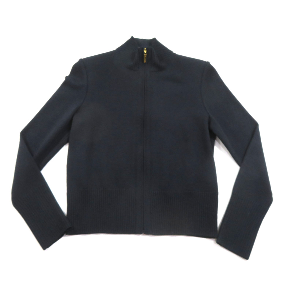 St John Sport Black Coat Jacket Womens Sz S Zip Up